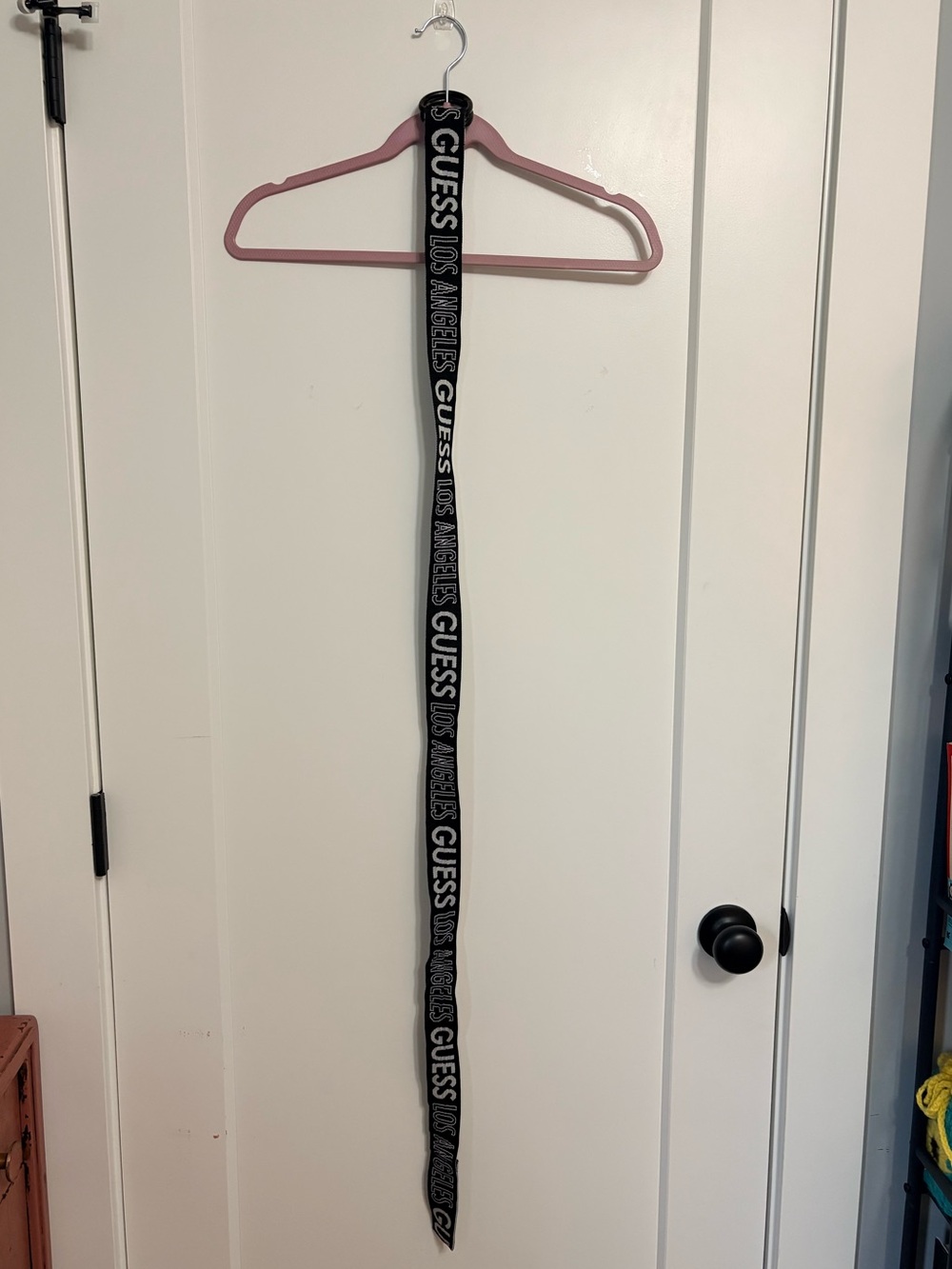 Guess Los Angeles Black and White Belt